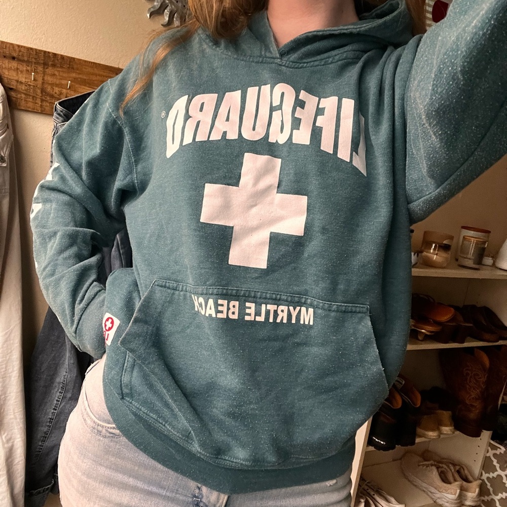 Teal Lifeguard Hoodie